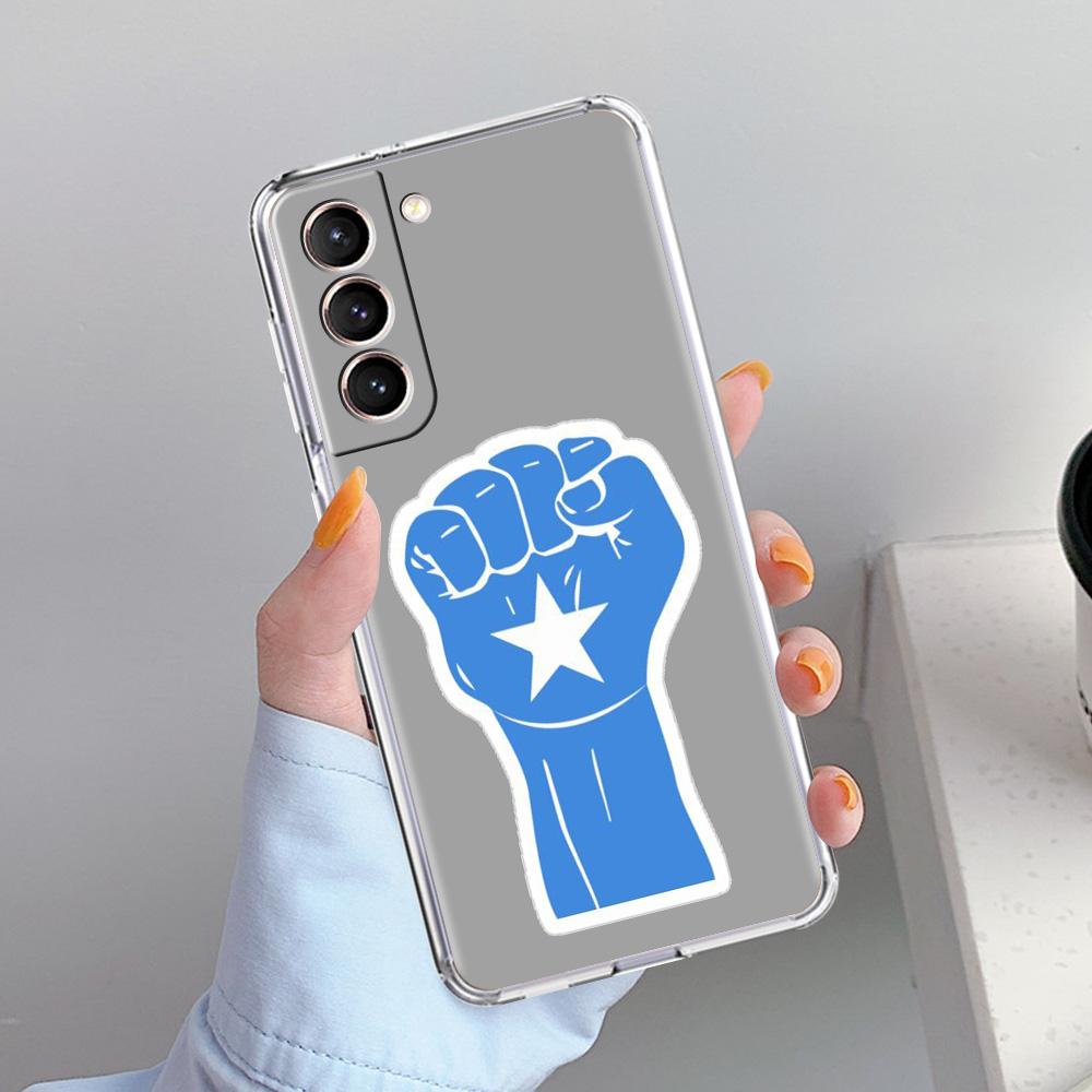 Чехол для телефона Samsung Galaxy S26 S25 S24 S23 S22 Ultra S20 S21 FE 5G Plus Мягкий прозрачный чехол Флаг Сомали