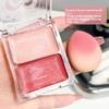 Двухцветный крем-румяна Watery Blush Cream для подчеркивания и контурирования лица, макияж в корейском стиле