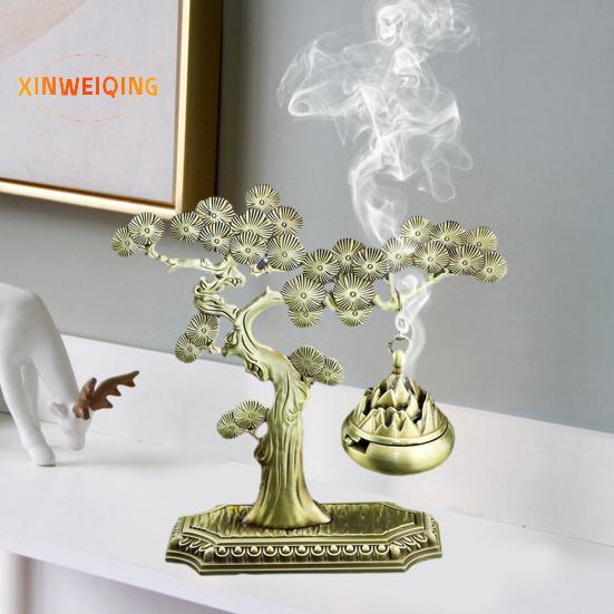 Украшения для курильниц, Добро пожаловать сосна, Китайский ароматизатор, Тонкая текстура, Прочный сплав, Ароматическая курильница