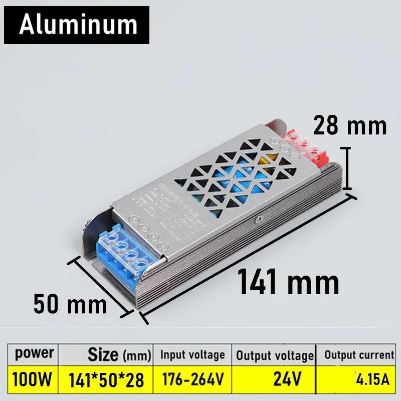 Super Thin AC DC Transformers 220V To 12V 24V Switching Power Supply 12V 24 V Volt 60W 100W 200W 300W 400W For Home Lighting