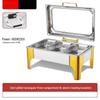 ZISIZ 9л Электрическая Гидравлическая Нержавеющая Сталь Чафинг-Диш