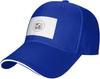 San Salvador Flag Emblem Baseball Cap Polyester Casual Sun Protection Adjustable Hat For Women Unisex