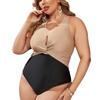 Купальник больших размеров для женщин, комплект бикини с большой грудью 2025, сексуальный комплект из двух частей, бикини с высокой талией, бразильский купальный костюм