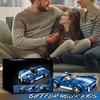 Набор из 312 деталей Синий спортивный автомобиль Конструктор Креативный Городской транспорт Сделай сам Модель автомобиля Кирпичики Настольный дисплей Игрушки для детей Праздничные подарки