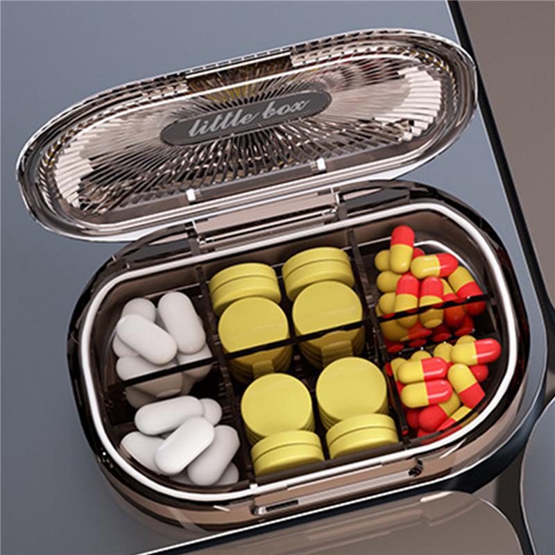 4/6 ячеек ящик для хранения таблеток дорожные коробки для хранения лекарств разделение лекарств мини портативный органайзер контейнер с уплотнительным кольцом