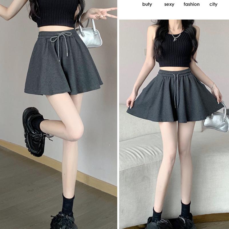 Женские летние модные шорты, однотонные спортивные шорты, повседневные универсальные брюки с высокой талией, шорты на улице