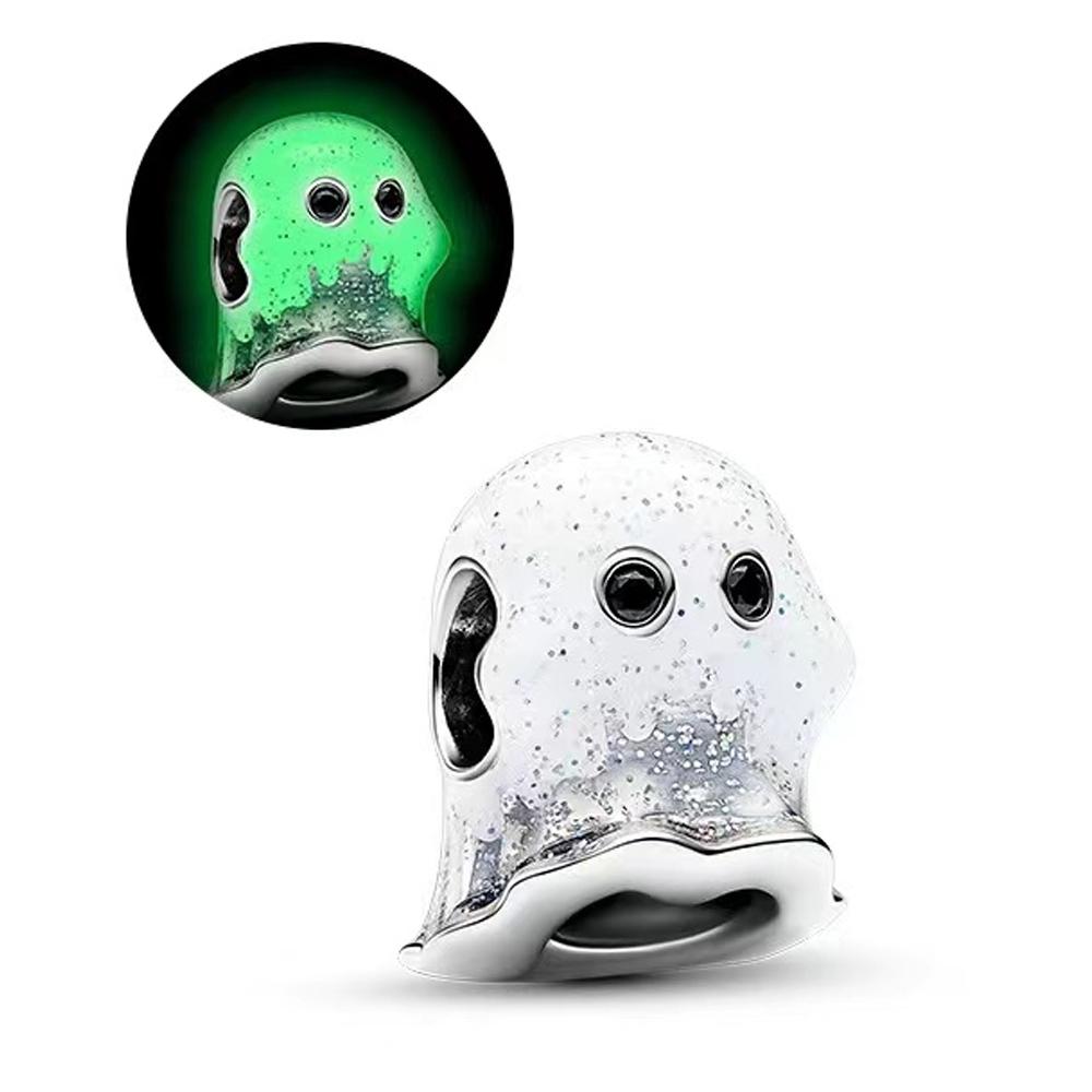 Медные носки-мышки и бусины-снежинки и подвеска-олень Подходит для браслета Хэллоуин Рождественский кулон Подарки