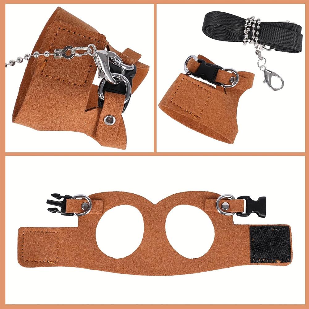 1 Set Pet Squirrel Harness with Leash Adjustable &  Harness Leash Set for Small Animals Outdoor Training Walking