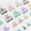 5PCS Metal Office Clip Paper Binder Clip Decorative Paper Stationery Cute Diary Clip HXZ05