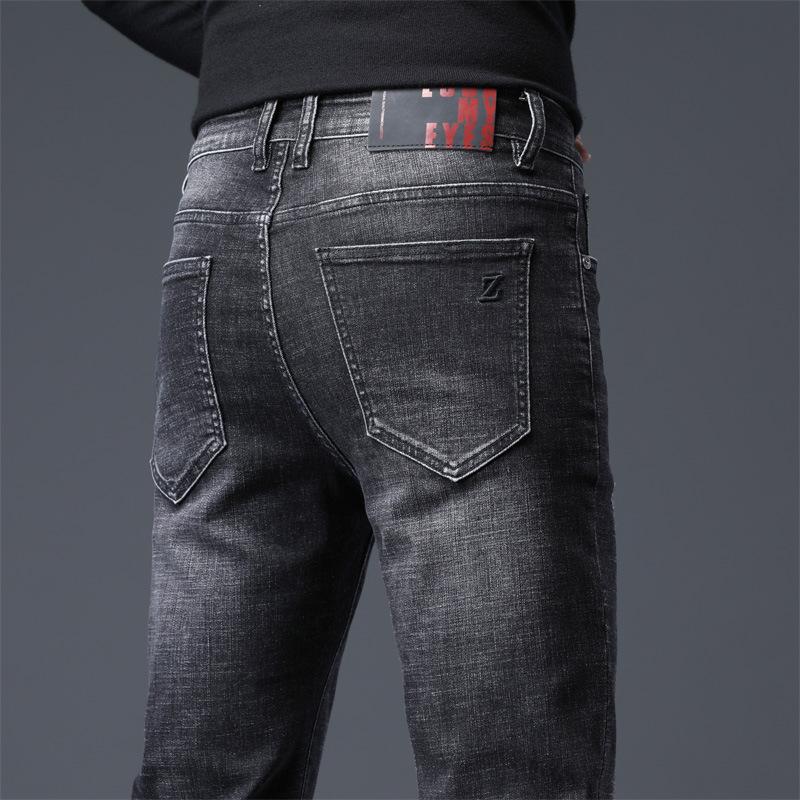 Джинсы осенние повседневные универсальные эластичные удобные брюки мужские корейская версия мужские брюки