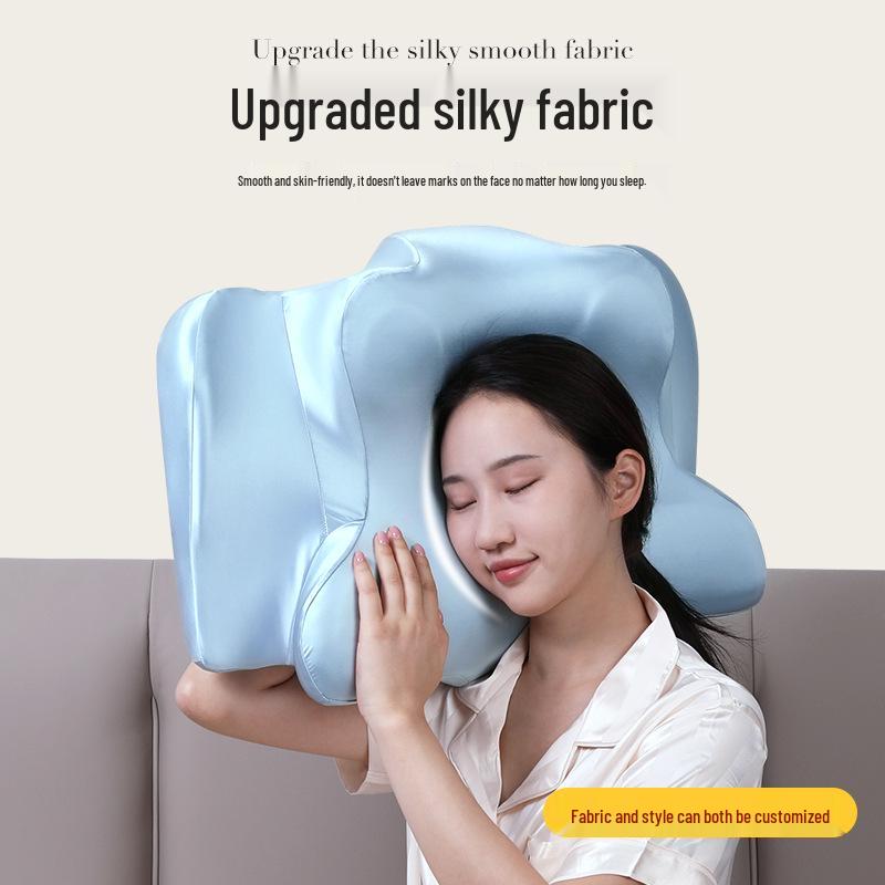 Подушка из пены с эффектом памяти «Бабочка»: Поддержка шейного отдела позвоночника и защита шеи от нулевого давления для улучшения сна