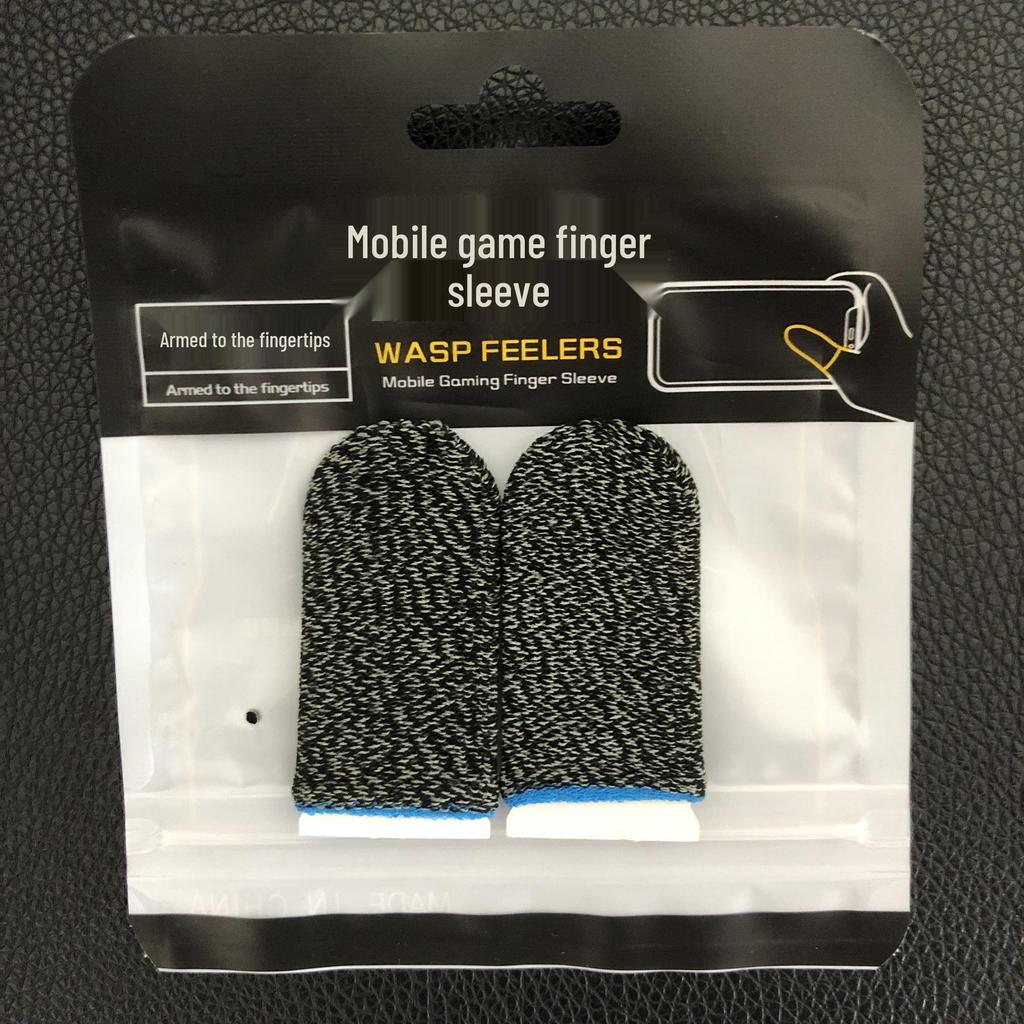 Copper Fiber 18-Pin Game Finger Sleeves - Sweatproof, Precision, Professional Gaming Gloves