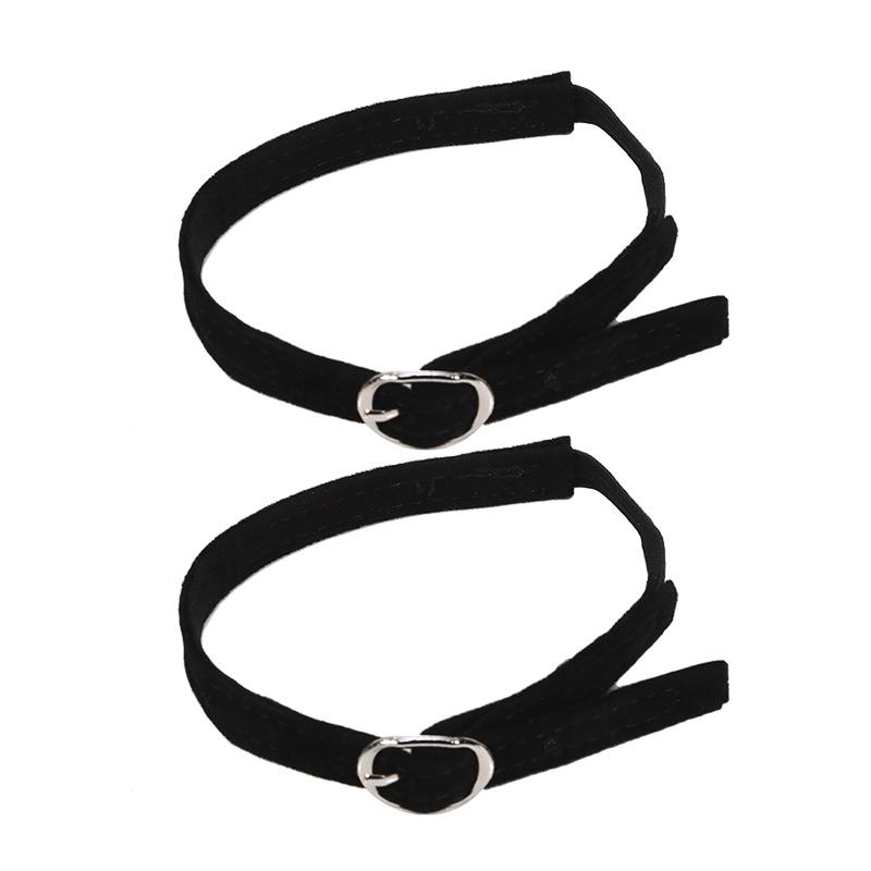 Elastic Adjustable Women High Heels Shoelaces 1Pair Solid Ankle Strap Color Antiskid Shoe Belt Tie Band Loose