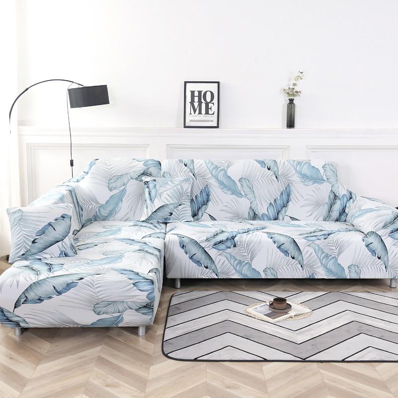 Чехол для дивана с принтом, эластичный чехол для дивана для гостиной, угловой диван с домашними животными, L-образный шезлонг, чехол для дивана, диваны 1/2/3/4 места