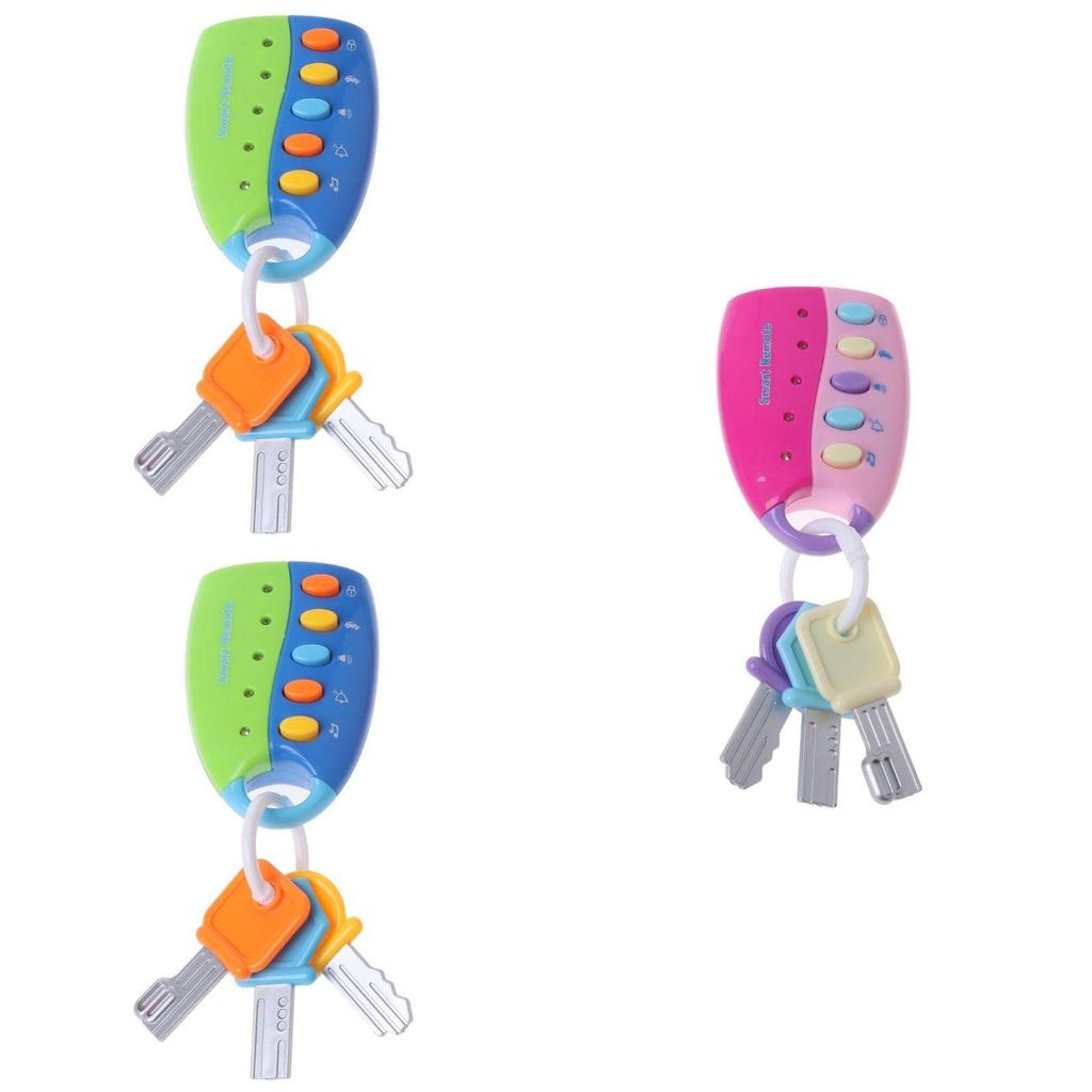 Versatile Baby Musical Smart Remote Car Key Toy With Engaging Voices For Pretend Play
