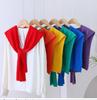 Trendy Korean Style Women's Air-Conditioned Knitted Shawl – Red Sleeveless Vest for All Seasons with Neck Protection