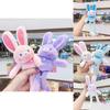 Adorable Rabbit Plush Keychain With Pullout Ears And Legs