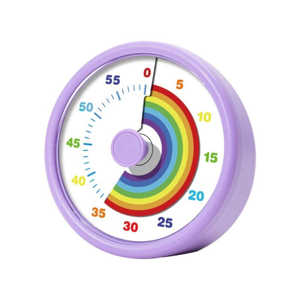 60 Minutes Countdown Alarm Clock Ultra Silent Kitchen Timer Visual Timer  Kids Children Reminder