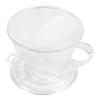 Transparent Reusable Coffee Filters, Cone Shaped Portable Coffee Dripper Pure Flavor Maker Tool