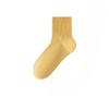 Female Spring and Autumn Leisure Pure Cotton Pure Color Antibacterial Deodorant Boneless Tube Socks