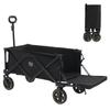 TIMBER RIDGE Outdoor Compatible with Long Convergence Load Capacity Freestanding Large Capacity Storage Pocket Carry Outdoor Camping Wagon Wagon,