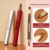 Lip Makeup Brush Matte Texture Makeup Helper Portable Durable Telescopic Dual Use Lip Eyeshadow Brush for Lady