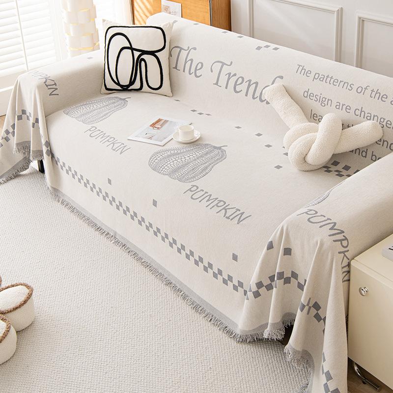 Premium Feel Chenille Sofa Cover Cloth Towel Four Seasons Universal Sofa Cover All Inclusive Universal Cover Anti Cat Scratch Anti-slip Cover Blanket