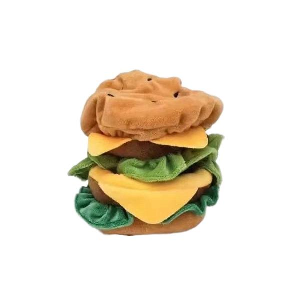 Cute Cartoon Hamburger Plush Doll Clothes 10-12cm Soft Fluffy Idol Doll Outfit Accessories For Anime Game Figures