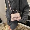 2025 Winter New Retro Casual Portable Small Square Bag Simple Fashion Temperament Beautiful Shoulder Messenger Bag