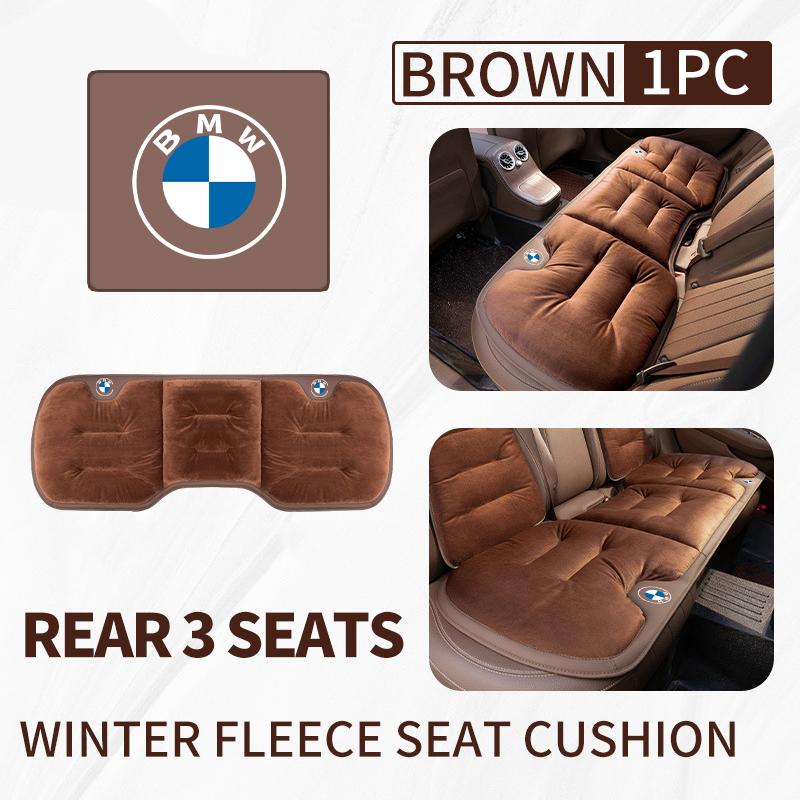 DZBW6 Flannel Car Seat Cover Warm Backrest Cushion Protector Pad For BMW Performance M E87 E30 E46 E28 F35 G20 E93 F20 X3 X