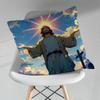 Bible Jesus Belief Various Sizes Square Pillow Case For Car Home Bedchamber Decor Birthday Gift