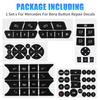 Car Center Console Button Repair Stickers Set for Mercedes Benz C-Class SLK CLS SL GLK A B E-Class W204 C204 W218 W212 W176 W246