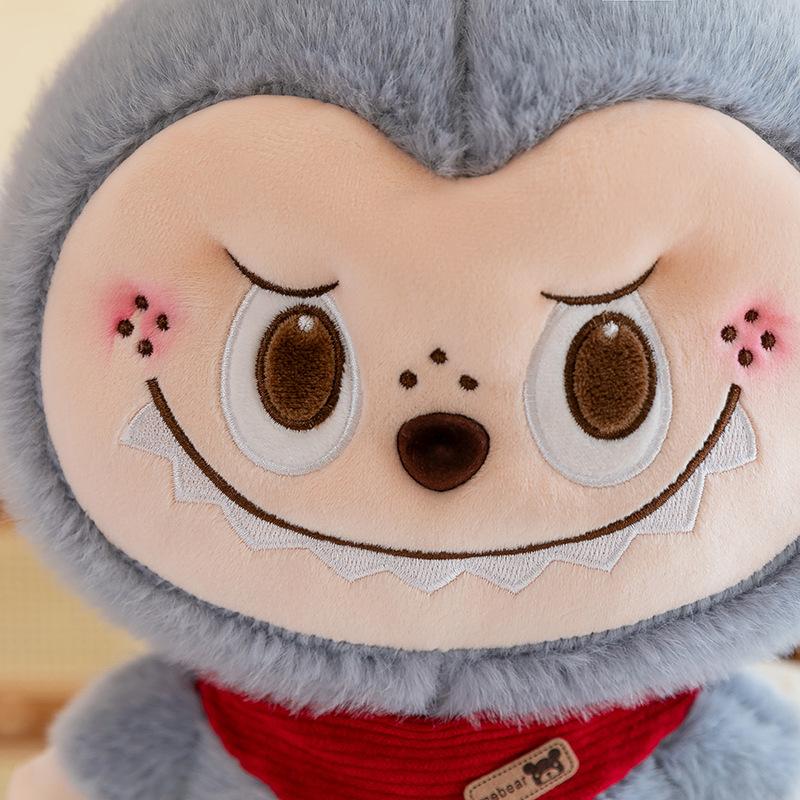 Кролик Лабубу плюшевая игрушка мультфильм милая тканевая кукла детская сопровождающая подушка для сна подарок на день рождения