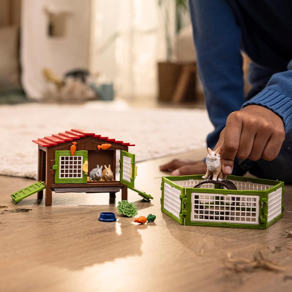 Schleich Farm World Rabbit Hutch 42728