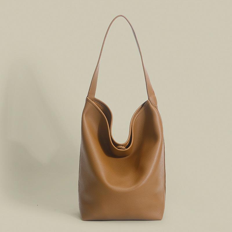 Сумка-ведро, женская летняя новая винтажная сумка из искусственной кожи на одно плечо, большая вместимость, универсальная модная сумка для поездок на работу