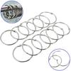 Metal Anti Rust Stainless Steel Easy Glide Bathroom Tools Hooks Rings Shower Curtain