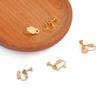 French Ear Clip Spiral Earrings Woman Part Round Line DIY Jewelry Marking Accessories Findings