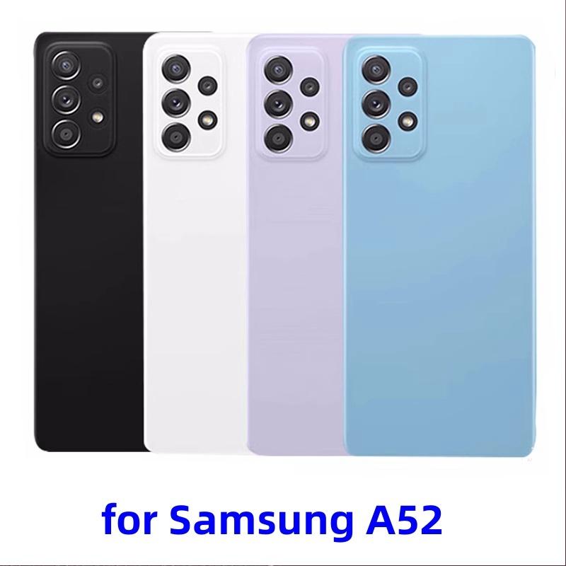 Задняя крышка крышка аккумулятора для Samsung Galaxy A52 A52S SM-A525F A526B A5260 A528B Задняя крышка Запасные части Дверца Дверца аккумулятора