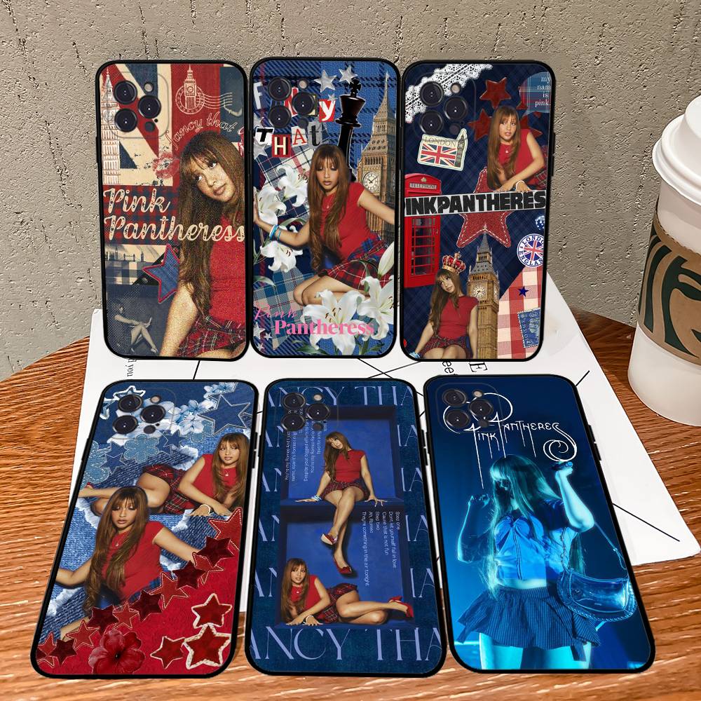 Чехол для телефона Singer P-Pinkpantheress для iPhone 17 16 15 14 13 12 Mini 11 Pro Plus Мягкий силиконовый чехол