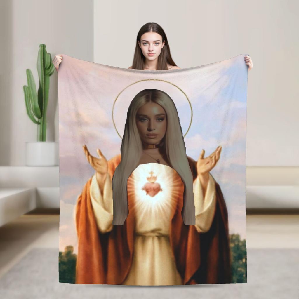 L-Lolas I-Indigos Spanish Blanket Camping Flannel Bedding Throws For Couch Bed Soft Warm Quality Bedspread Gift Idea