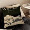 Музыкальная группа Weezer 4545см Наволочка Декоративная Наволочка для Подушки Домашняя Наволочка Для Подушки на Диван