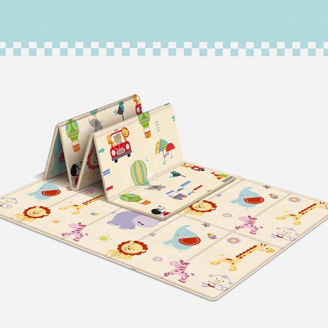 Экологически чистый мат для ползания детей 0+.180×100×1.двухсторонный, мягкий