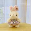 Cute Rabbit Soft Plush Doll  With Soft Short Fur And Pp Cotton Filling Kids For