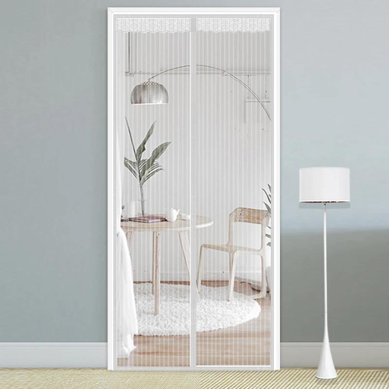 Противомоскитная штора для двери Сетка для защиты от насекомых Сетка для перегородки Магнитная сетка для двери Шторы без проколов Сетка от комаров