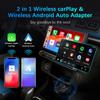 Новый беспроводной адаптер Carplay 2 в 1 Android Auto Smart Dongle с автоматическим подключением к беспроводному Carplay Android auto для USB Type C