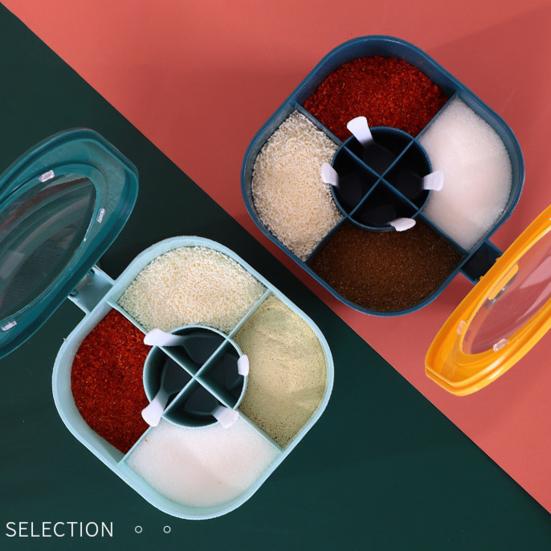 1 набор современных герметичных банок для специй пищевого класса 4 дюйма с несколькими решетками кухонные принадлежности