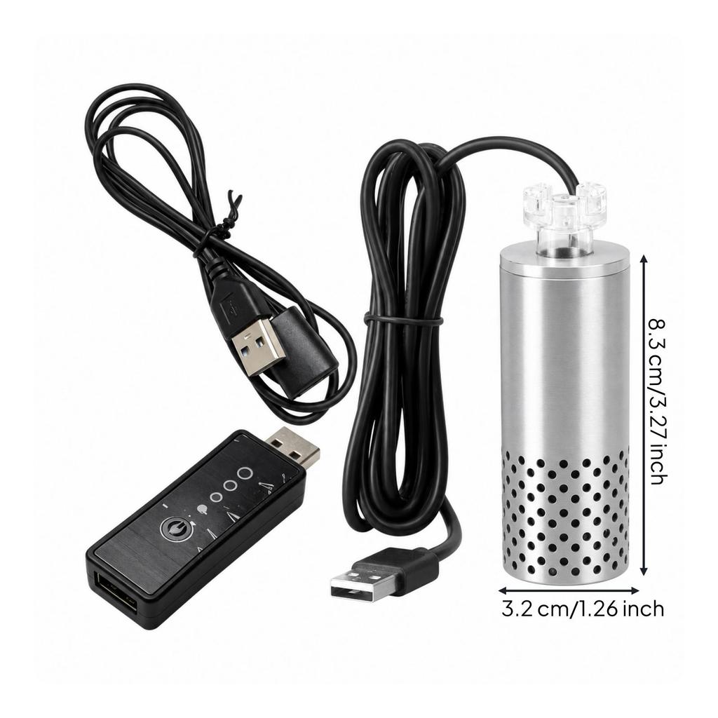 Маслоотделитель для аквариума, питание от USB, для аквариумов с растениями, аквариумистов