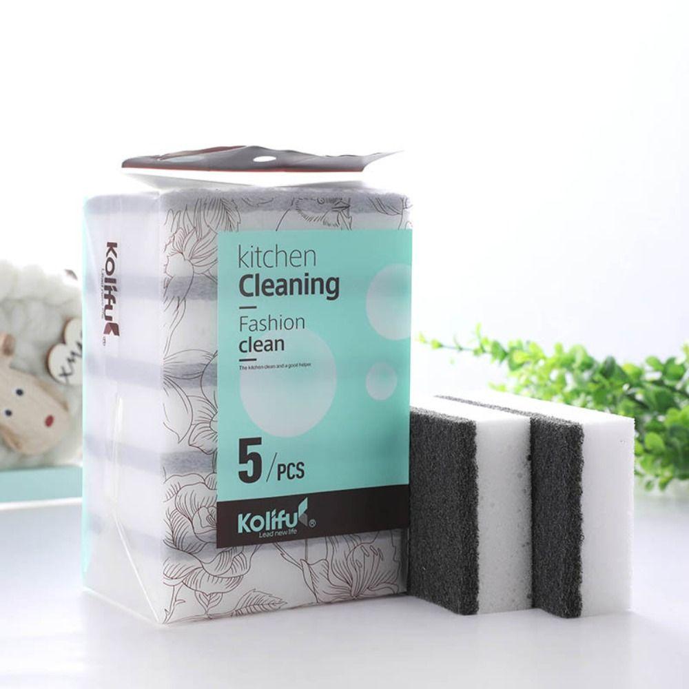 Чистящие двухсторонние наждачные чистящие аксессуары губка для мытья посуды чистящая подушечка волшебная губка