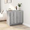 817235 vidaXL Buffet Sonoma Grey 80x40x75 Cm Engineered Wood