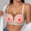Беспроводной массажер для груди Мягкая силиконовая чашка с несколькими режимами вибрации Портативное перезаряжаемое устройство для личной гигиены для улучшения кровообращения и комфорта